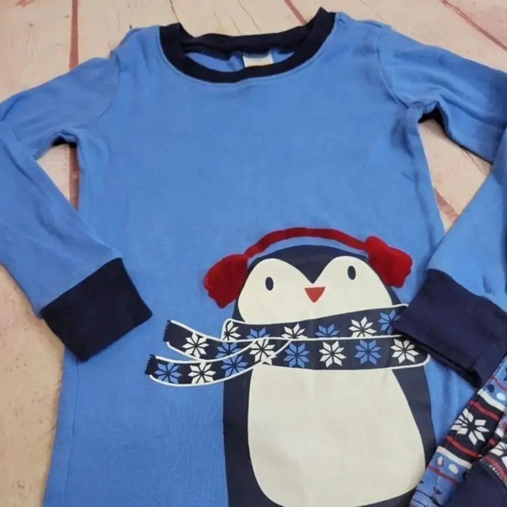 Gymboree penguin pajamas 4T